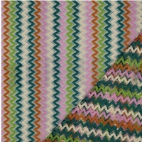 רשת קרושה דוגמת זיגזג צבעוני