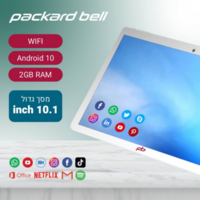 טאבלט Packard bell 10.1 אינץ, 2 כניסות לסים