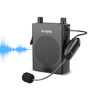 רמקול מדונה אלחוטי מקצועי W-king KS16 25W - חגורת הגברה מומלצת למורים ומרצים
