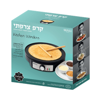 מחבת חשמלית להכנת קרפ צרפתי MoYoLo - דגם Kitchen Wonders