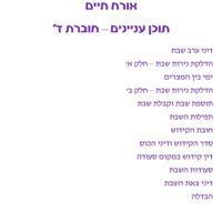 צורבא נשים - חלק ד'