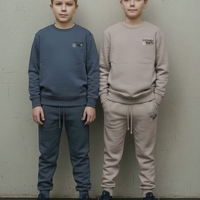 חליפה פוטר מדוגמת 2-8 בנים (חום/כחול/אפור/אופוויט)