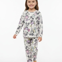 פיג'מה קטיפה DELTA מיקי מאוס 2-10 בנות