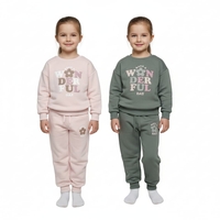 חליפה פוטר מדוגמת 2-8 בנות (ורוד/שמנת/ורוד בהיר/אפור)