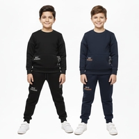 חליפה פוטר מדוגמת BK בנים 10-18 (שחור/כחול/ירוק)