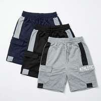 מכנס פרנץ' טרי קצר S-XXL  גבר (שחור/כחול/אפור)