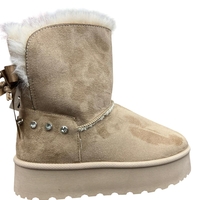 מגף מדוגם פרווה 36-40 נשים (אופוויט)