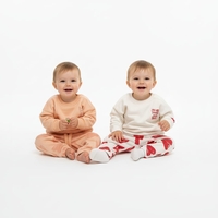 חליפה פוטר מדוגמת 12-24M בנות (כתום/צהוב/ורוד/אופוויט)