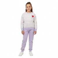 חליפה פוטר מדוגמת 10-14 בנות (צהוב/ורוד/כתום/סגול)