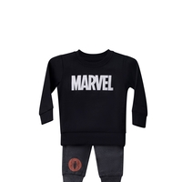 חליפה פוטר DELTA בנים (2-8) ספיידרמן מארוול שחור