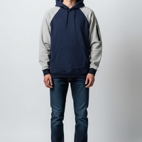 קפוצ'ון פוטר קנגרו S-XXL גבר (כחול/שחור)