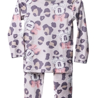 פיג'מה קטיפה DELTA מיני מאוס מנומר שמנת 2-10 בנות