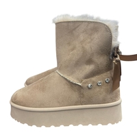 מגף מדוגם פרווה 36-40 נשים (אופוויט)