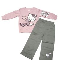 חליפה פוטר GOLF בנות 4-10 קיטי ורוד