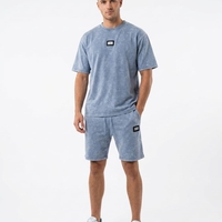חליפה סטון ווש S-XXL גבר (כחול/אפור)