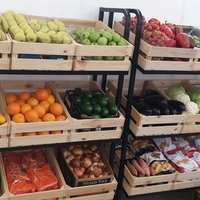 מתקן תצוגה לירקות ופירות במגוון מידות