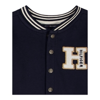 אוברול Tommy Hilfiger ספורטיבי פליז כחול כהה