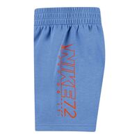 חליפת מכנס NIKE תכלת כחול ים שרוול קצר לוגו NIKE במרכז צבעוני