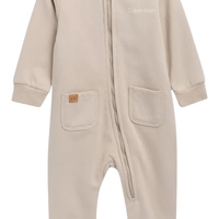 אוברול CALVIN KLEIN בז' כיסים בחזית