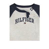 חליפת מכנס TOMMY HILFIGER תרמי כחול כהה לבן