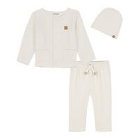 חליפת מכנס 3 חלקים CALVIN KLEIN קרדיגן, מכנסיים וכובע