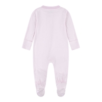 אוברול NIKE ורוד בייבי קליל ודק מבד ויסקוזה ארוך פסים ורוד לבן NB