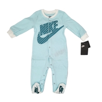 אוברול NIKE טורקיז בייבי לוגו NIKE מנוקד באלכסון