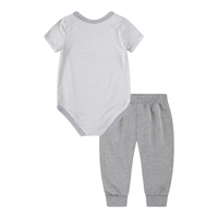 חליפת מכנס NIKE בגד גוף קצר מכנסיים ארוכים אפור פסים