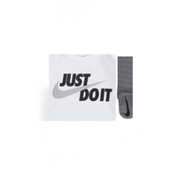 חליפת מכנס NIKE שחור לבן פסים JUST DO IT  וכובע תואם