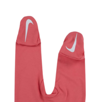 אוברול Nike בייבי אדום אפרסק ספורטיבי וי לבן בחזה ובכפות הרגליים