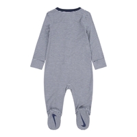 אוברול NIKE קליל ודק מבד ויסקוזה כחול לבן ארוך פסים