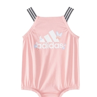 בגד גוף ADIDAS בייבי אפרסק פסים ברצועות כתפיים