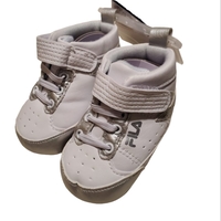 נעלי FILA תינוקות לבן כסף מידה 0-6 חודשים