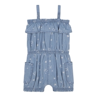 אוברול CALVIN KLEIN דמוי ג'ינס מעוצב עם רצועות גופייה