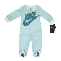 אוברול NIKE טורקיז בייבי לוגו NIKE מנוקד באלכסון