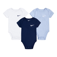 מארז 3 בגדי גוף NIKE שרוול קצר כחול תכלת לבן