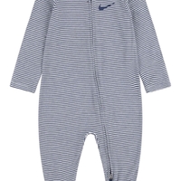 אוברול NIKE קליל ודק מבד ויסקוזה כחול לבן ארוך פסים