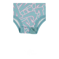 חליפת מכנס NIKE טורקיז ורוד בגד גוף ומכנסיים