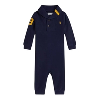 אוברול POLO RALPH LAUREN כחול כהה לוגו בצהוב