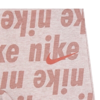 חליפת מכנס NIKE בייבי בגד גוף אפרסק מכנס חיתול תואם לוגו לאורכו