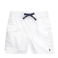מכנס Ralph Lauren בייבי קלאסי לבן עם שרוך
