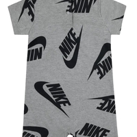 אוברול Nike בייבי אפור לוגו לאורכו שרוול קצר