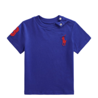 חולצת Ralph lauren בייבי ספורטיבי פוני גדול כחול
