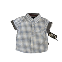 חליפת מכנס אלגנטית KENNETH COLE משבצות תכלת חום