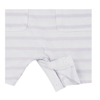 מארז זוג אוברולים NIKE סגול ולבן פסים גופייה קצר וגופייה ארוך NB