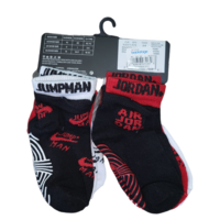 מארז 6 זוגות גרביים jordan מידה 2-4 שנים no slip ankle