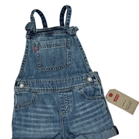 אוברול ג'ינס Levi's כחול מכפלת מגולגלת