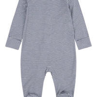 אוברול NIKE קליל ודק מבד ויסקוזה כחול לבן ארוך פסים