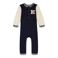 אוברול Tommy Hilfiger ספורטיבי פליז כחול כהה