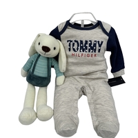מארז יולדת Tommy Hilfiger אפור לבן
